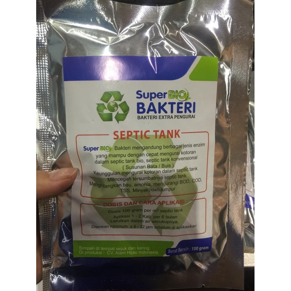 SUPER BIO BAKTERI / PENGURAI TINJA DI DALAM SEPTIC TANK