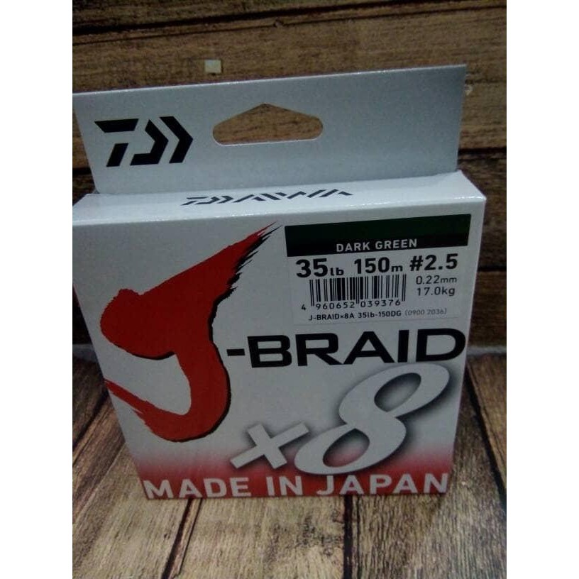 Senar Daiwa J Braid X8 Pe 2.5