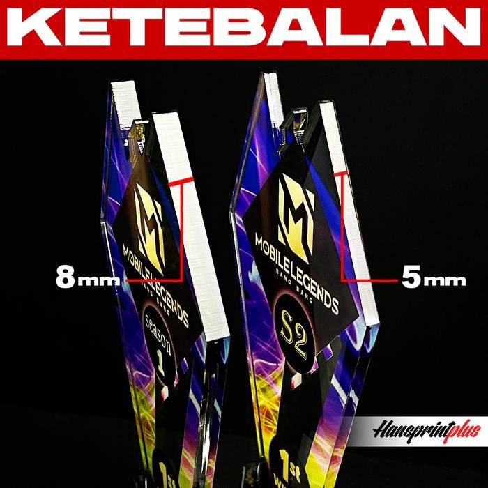 Trophy Custom Mobile Legends MLBB - Akrilik Premium Shopee Termurah