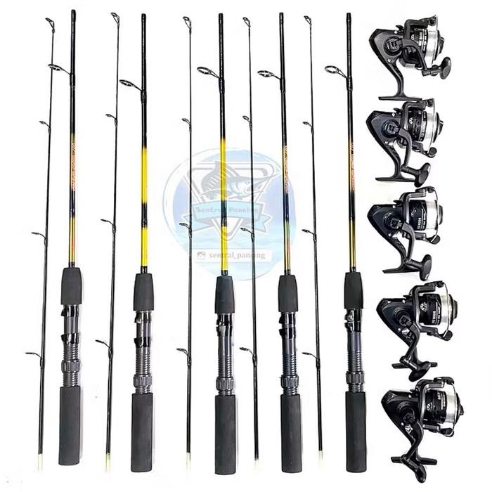 Joran Pancing Udang Set Action Lentur ( 3 Set / 5 Set )