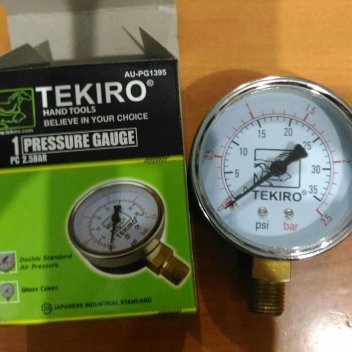 pressure gauge manometer tekiro 2 5 bar