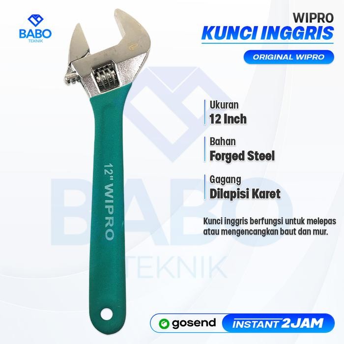 Kunci inggris 12 inch WIPRO