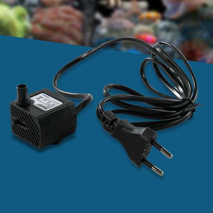 Pompa Air Listrik Mini Watt Rendah Submersible Celup IPX8 Selang Pipa 8 mm