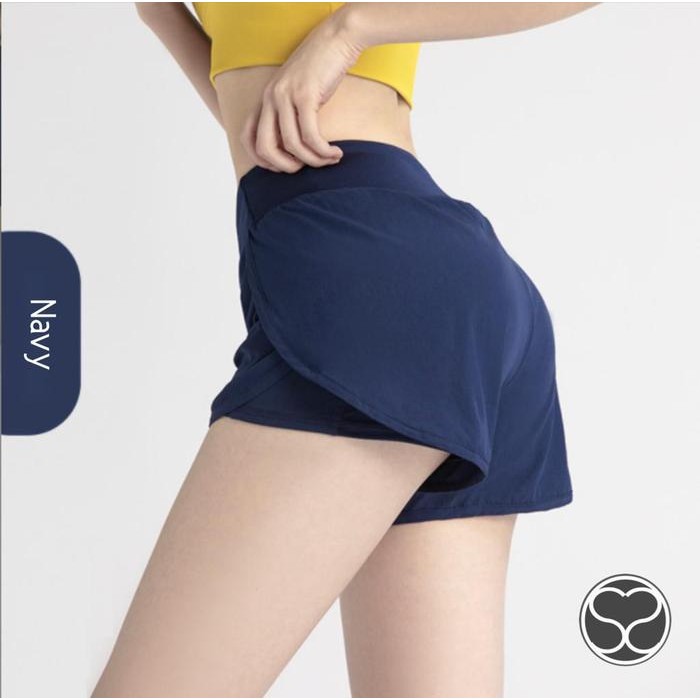 SecondShape - Luna Shorts Celana Pendek Olahraga Wanita Running Fitnes