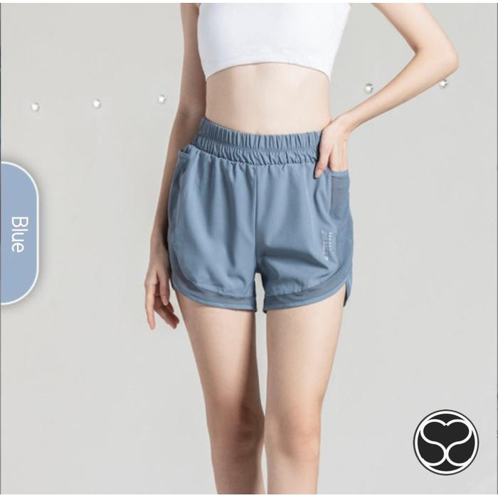 SecondShape - Daisy Shorts Celana Pendek Olahraga Wanita Running Fitne