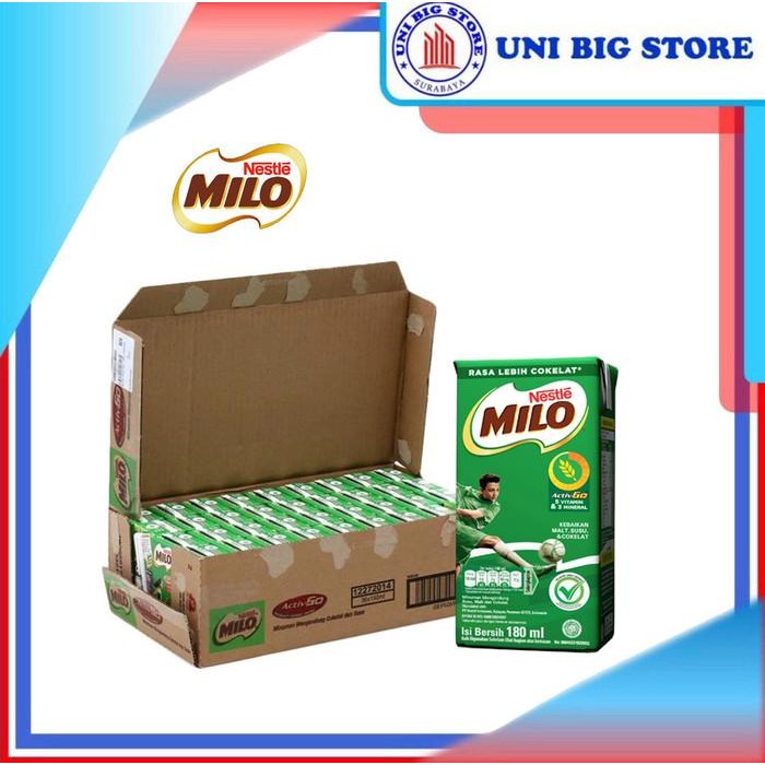 

(Allthebest) Nestle MILO Susu UHT Activ Go 180 ml x 36 pcs DUS Chocolate Milk