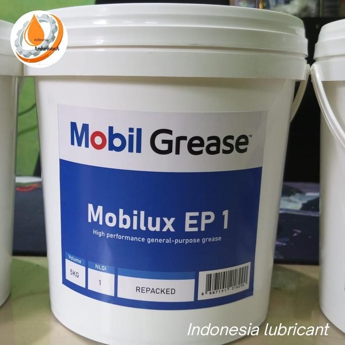 Mobilux EP 1 ( Multipurpose Grease NLGI 1 ) Pail 5kg