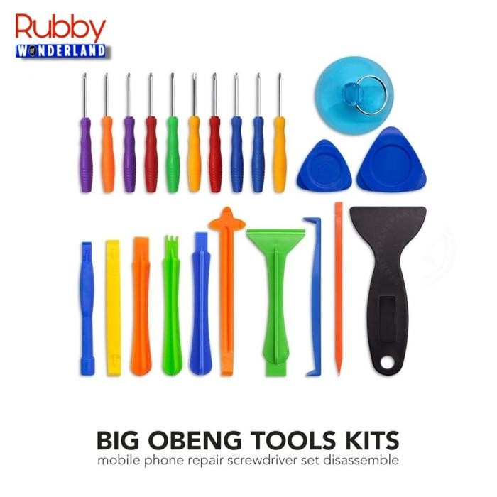 NEW' TOOL SET / OBENG 1 SET LENGKAP PEMBUKA LCD & TOUCHSCREEN HANDPHONE