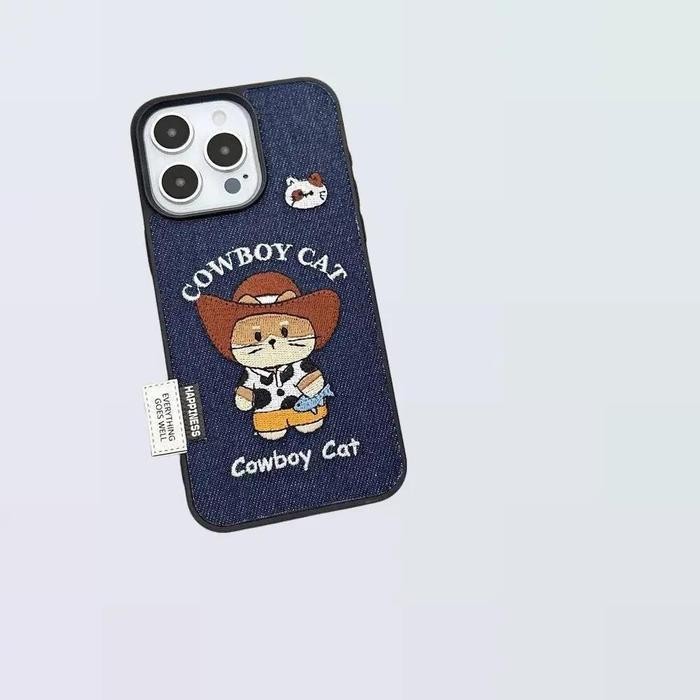 Cowboy Cat Jeans Case 15 14 13