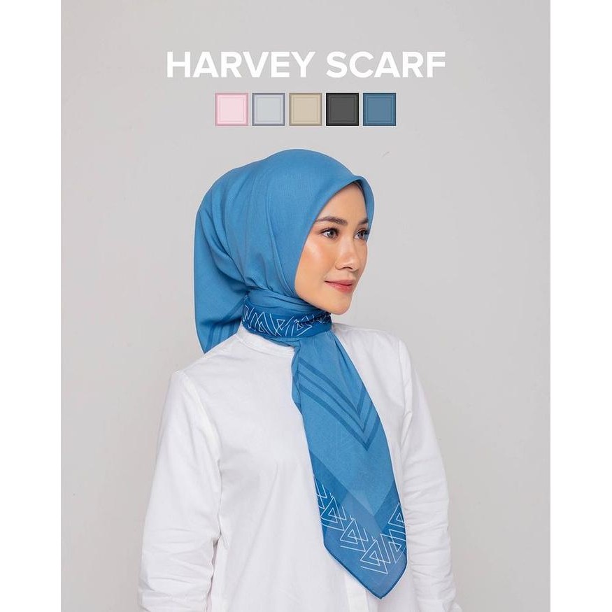 Dauky Harvey Scarf Hijab segiempat motif dauky