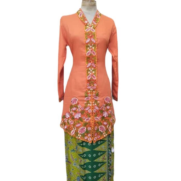 stelan kebaya encim tunik bordiran warna motif bunga