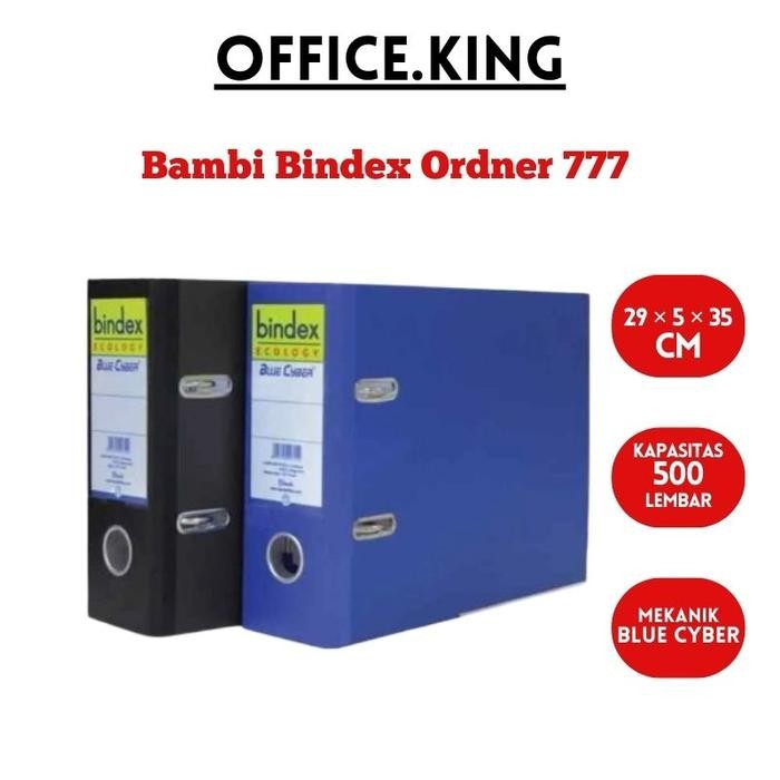

ID ORDNER 777 ECOLOGY 1/2 FOLIO KWITANSI BINDEX- BIRU/BLUE OR HITAM/BLACK