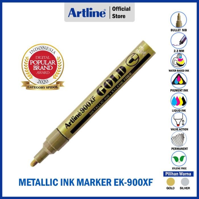 

ID SPIDOL ARTLINE PERMANENT METALLIC INK MARKER EK-900XF