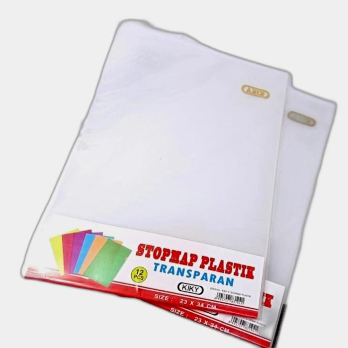 

ID CLEAR SLEEVES / MAP BENING L / STOPMAP PLASTIK KIKY FOLIO (PER PACK)