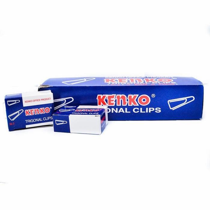 

ID PAPER CLIP NO 3 KENKO 1 BOX ISI 10 PACK