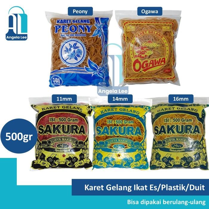 

ID KARET GELANG KUNING MERAH IKAT UANG ES PLASTIK DAPUR OGAWA PEONY SAKURA 500GR