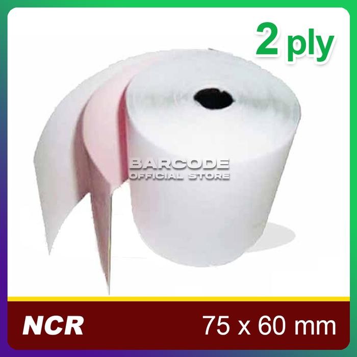 

KOIC Kertas Struk Kasir Ncr 60 X 75 Mm - 2Ply - Rangkap 2 - Ncr 2 Ply