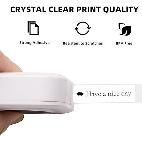 

KOIC Aimo Sticker Thermal Paper 12Mm X 40Mm 3/8" X 1 1/2" 160 Labels/Roll D35 Thermal