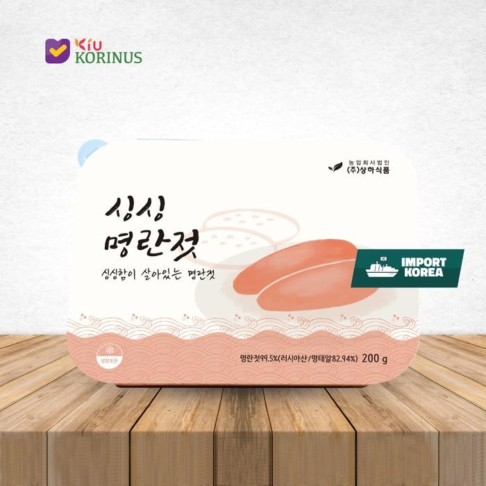 

seasoned pollack roe korea telur ikan berbumbu 200g halal stok terbatas