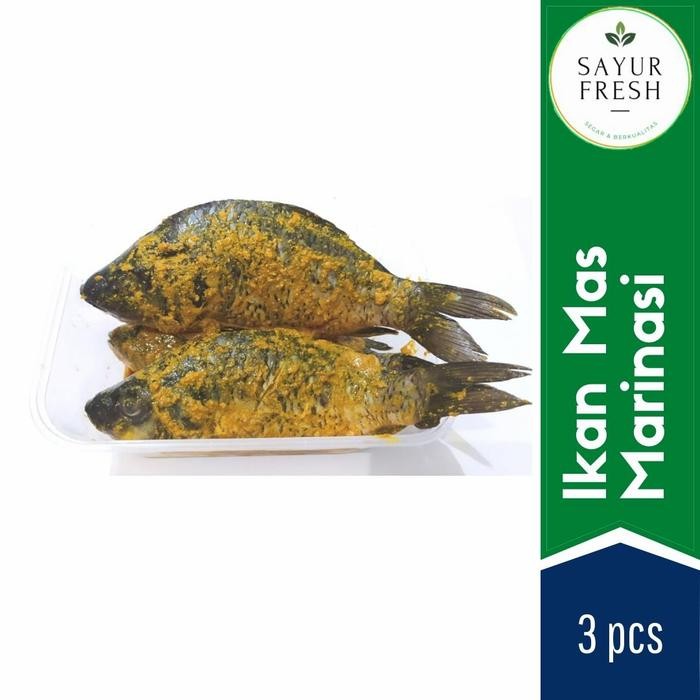

ikan mas bumbu marinasi 3pcs - siap goreng stok terbatas