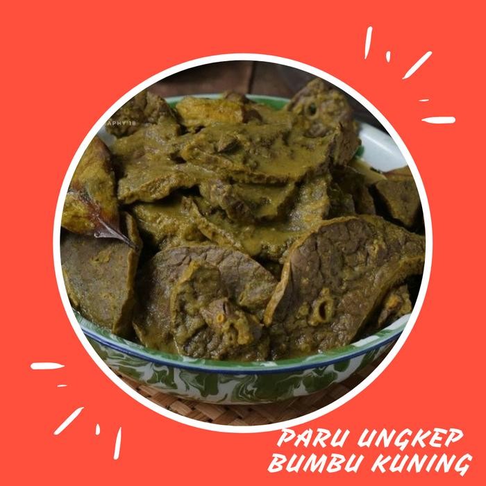 

paru sapi ungkep bumbu kuning siap goreng stok terbatas