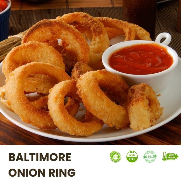 

favorit!! onion ring frozen siap goreng - cemilan resto & cafe shopee stok terbatas