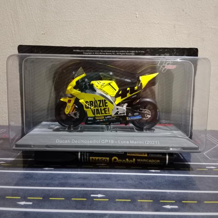 DIECAST MOTOGP DUCATI GP19 LUCA MARINI (2021) SKALA 18 BY ALTAYA