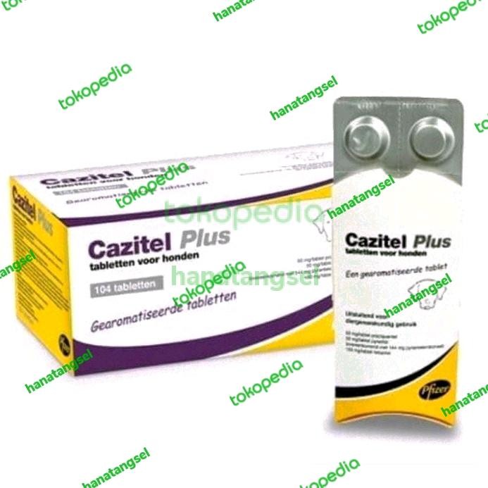 ID CAZITEL PLUS FOR DOG PER TABLET, OBAT CACING ANJING CAZITEL PLUS