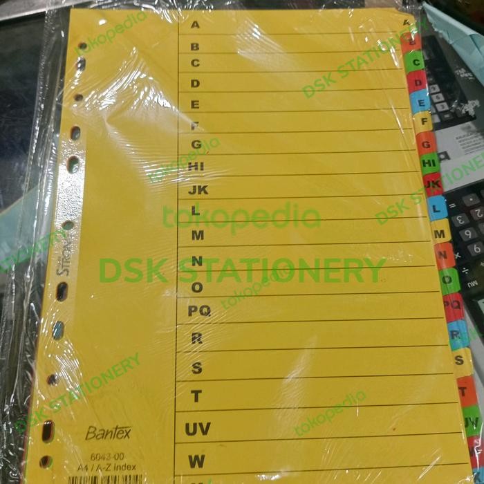 

Promo Devider Abjad A-Z Bantex