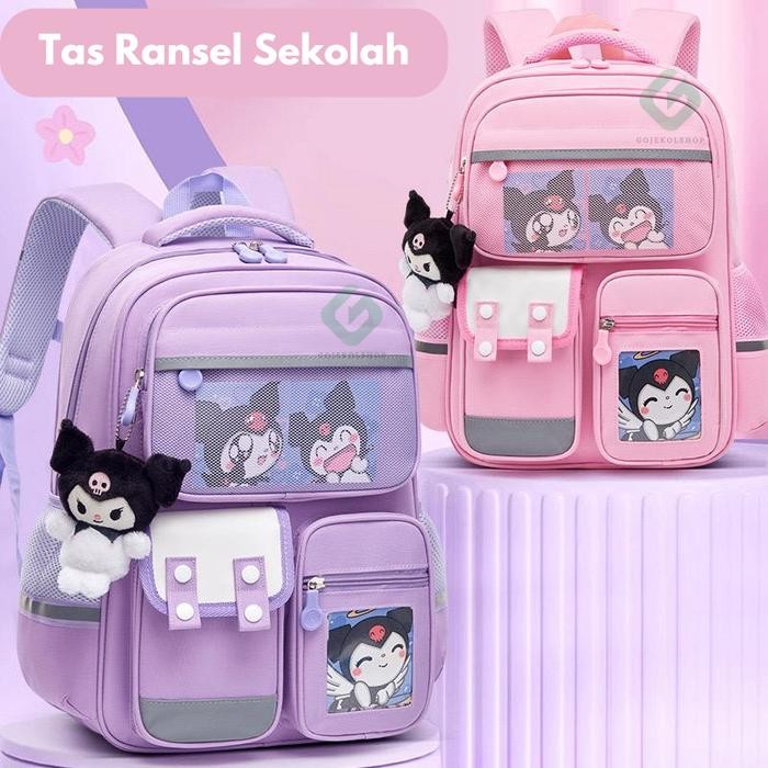 Converrse Exsport - Tas Sekolah Anak Anti Air / Tas Punggung Anak / Tas Sekolah Anak Perempuan / Tas