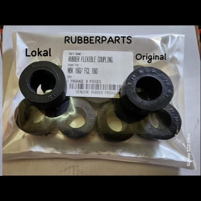 Banyak Dicari Karet Kopling / Rubber Flexible Coupling F3 Untuk Fcl / Nbk 125 140 160 180 Nbk Japan