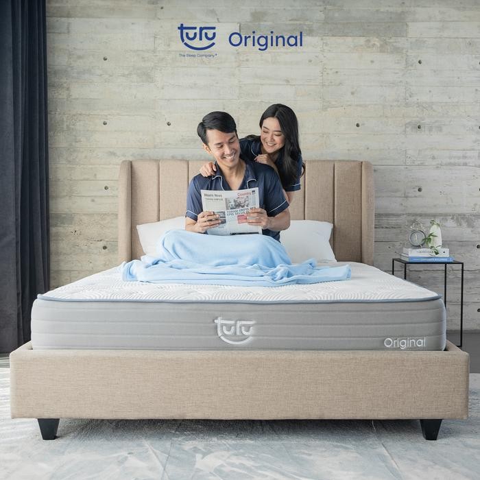 Turu Boss - Kasur Pocket Spring Bed Turu Original Uk. 120X200 (Double) Free Bantal