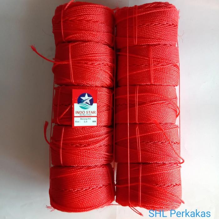 PJ TALI TAMBANG 2,5 MM - TALI TAMPAR KECIL TALI JARING PARANET PERTANIAN