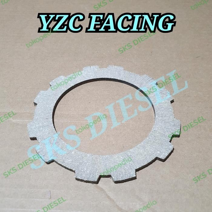 *****] YZC Facing Kain Klos Kampas Mesin Hand Traktor Yanmar TF85 TF105 White