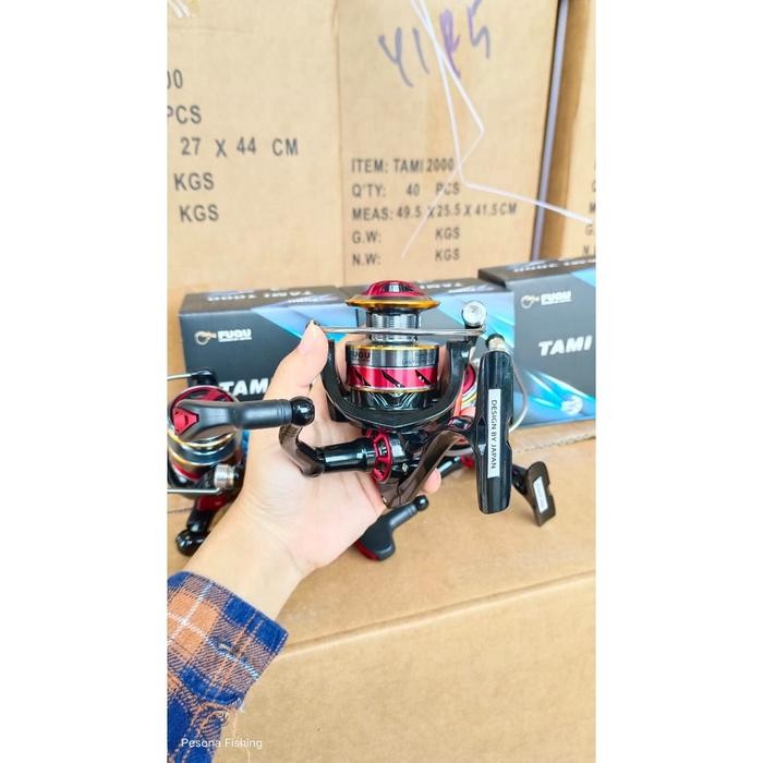 Reel Pancing FUGU TAMI 1000-3000 ONE WAY 12+1 BB Sangat MURAH dan KUAT (TERBAIK) (TERBARU)