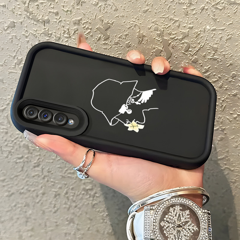 Casing Hp Untuk Samsung Galaxy A50 A50s A30s Case Fashionista trendi ponsel Kasing tipis Perlindunga