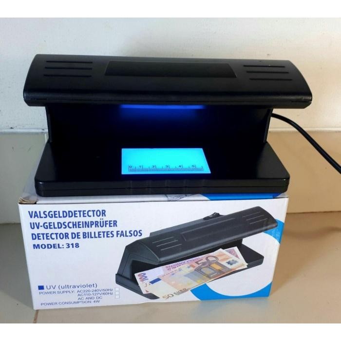 

promo alat deteksi uang palsu /alat sensor uang/money detector model 318 bisa cod kode 844