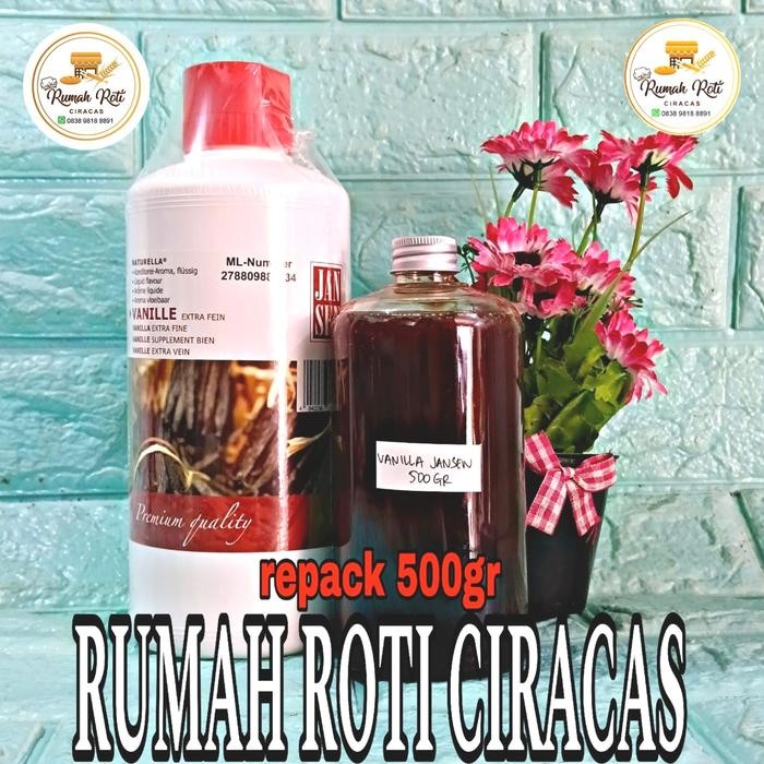 

IGIH- Vanila Jansen Extract 500 Gr Botol Perasa Vanilla Vanili Kue Cake