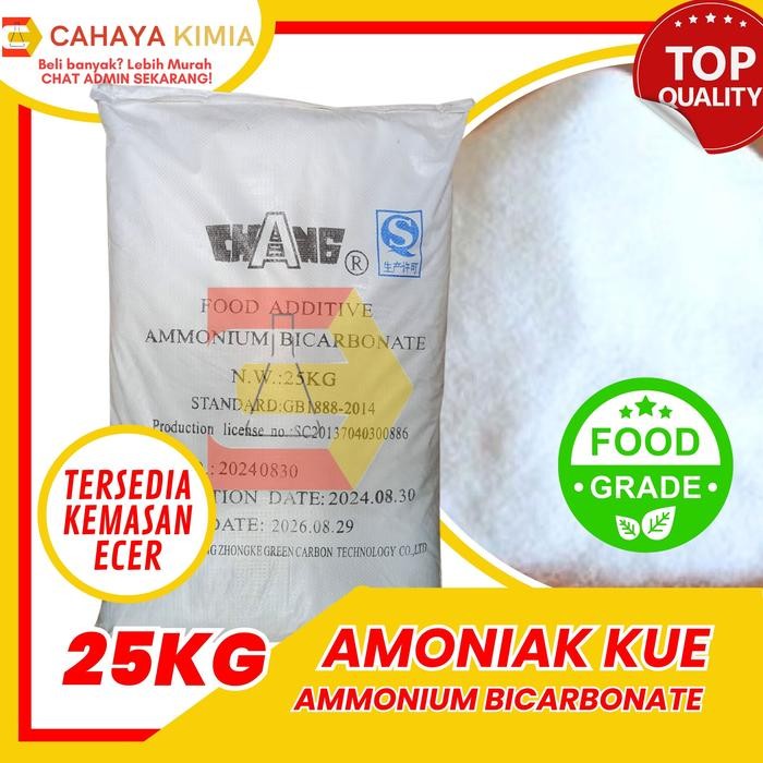 

IGIH- Ammonium Bicarbonate / Amoniak Kue 1 Zak (25 Kg) Instant
