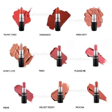 (Allthebest) ((Full Size 3gr)) MAC Lipstick Matte / MAC Lipstick Satin / MAC Lipstick Amplified