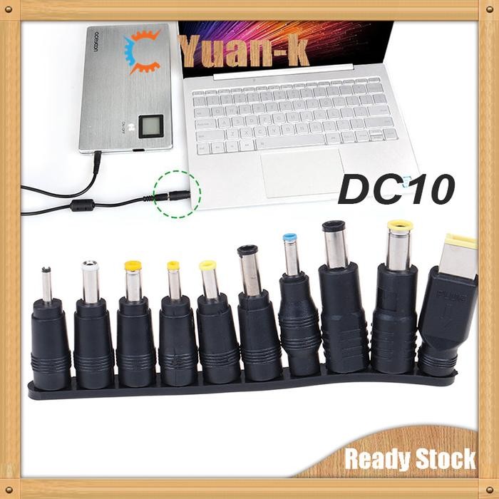 Jack Charger Laptop 10 In 1 Universal Jack Adaptor Converter Laptop HappyShopping