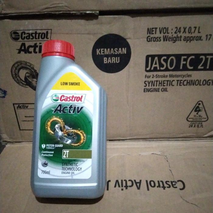Castrol 2T Low Smoke 700ml. Kemasan baru. Garansi 100% ORI.