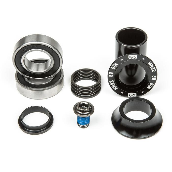 Parts BMX BSD Substance MID Bottom Bracket Kit - Black