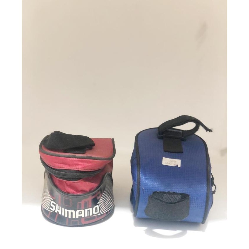 TAS BAWAH SADEL SEPEDA GUNUNG LIPAT BALAP WARNA MERAH DAN BIRU