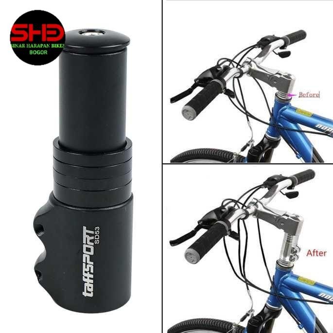 fork extender peninggi stang sepeda mtb