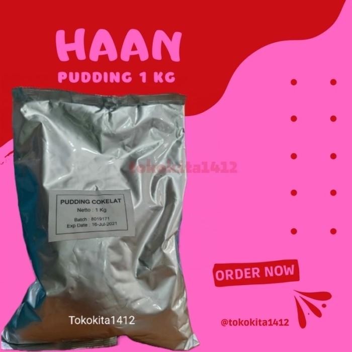 

LEZAT- Haan Pudding Kiloan Puding 1 Kg Coklat Strawberry Mangga 1000 Gr