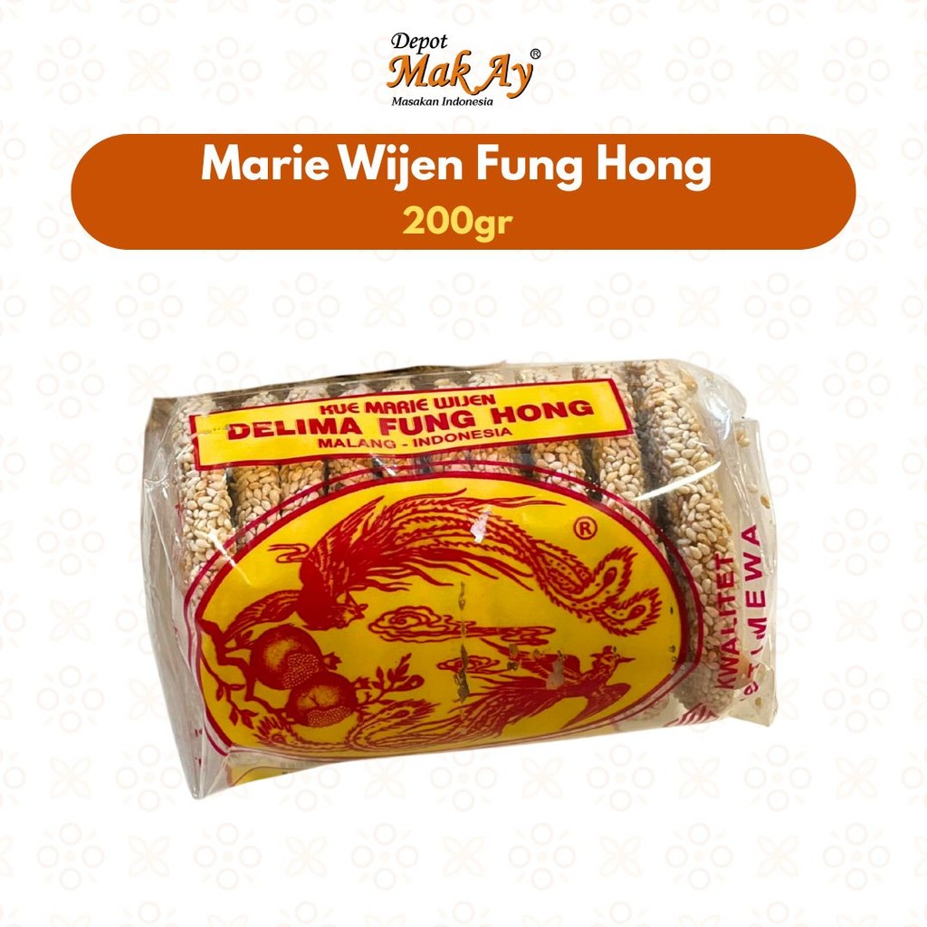 

Marie Wijen Delima Fung Hong 200gr | Camilan | Jajanan | Surabaya | Snack | Makanan | Kuliner | Enak | Nyemil