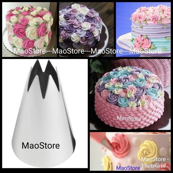 

LEZAT- Spuit Kw1 Wilton 1M Bunga Swirl Utk Cupcake / Buttercream / Cookies