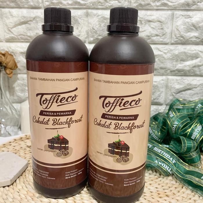 

LEZAT- Toffieco Cokelat Blackforest 1 Kg Baking Pasta - Perisa Dan Pewarna