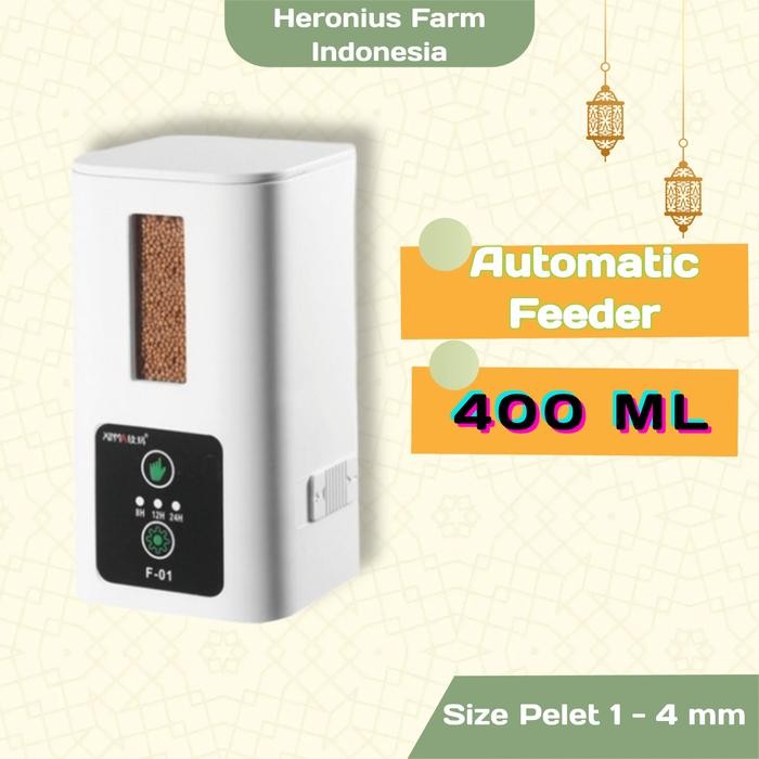 SIAP KIRIM AUTOMATIC FEEDER PAKAN IKAN OTOMATIS AQUARIUM KOLAM